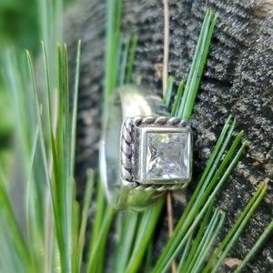 Silpada Classic CZ Ring Size 10